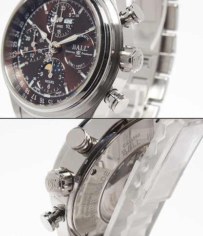 BALL Watch 腕時計 ムーンライト スペシャル トレインマスター 自動巻き ブラウン CM1036D-SJ-BR メンズ ボール ウォッチ