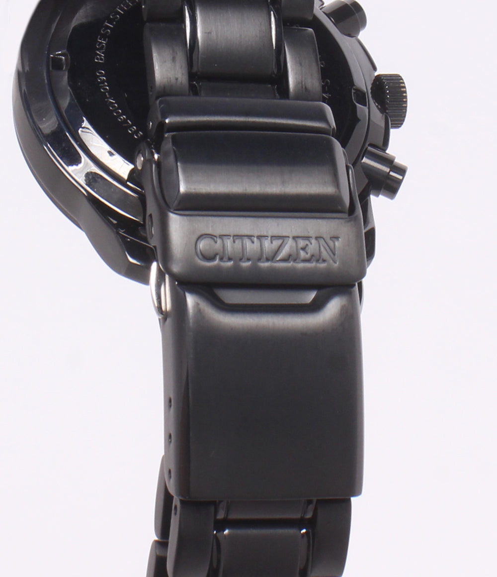 CITIZEN 腕時計 クオーツ ブラック 0610-K006783 メンズ シチズン