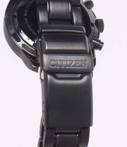 CITIZEN 腕時計 クオーツ ブラック 0610-K006783 メンズ シチズン