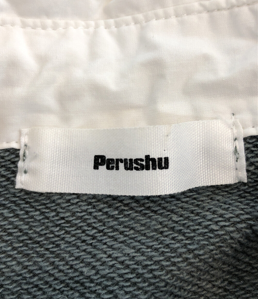 長袖スウェット     PE032021BW メンズ SIZE M (M) Perushu