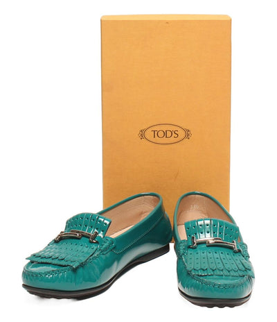 トッズ ドライビングシューズ ローファー キルトタン レディース SIZE 39 1/2 (L) TOD’S