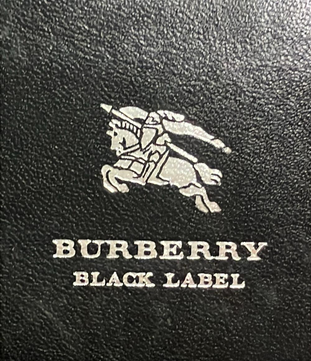 【美品】BURBERRY BLACK LABEL 4 ブラック BURBERRY 美品 BURBERRY BLACKLABEL ブラック ドット ネクタイ シルク