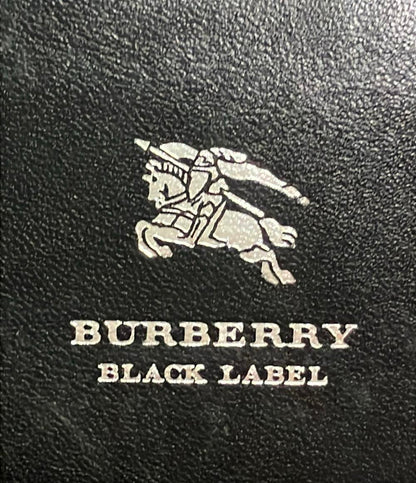 訳あり BURBERRY BLACK LABEL 二つ折り財布 メンズ バーバリーブラックレーベル