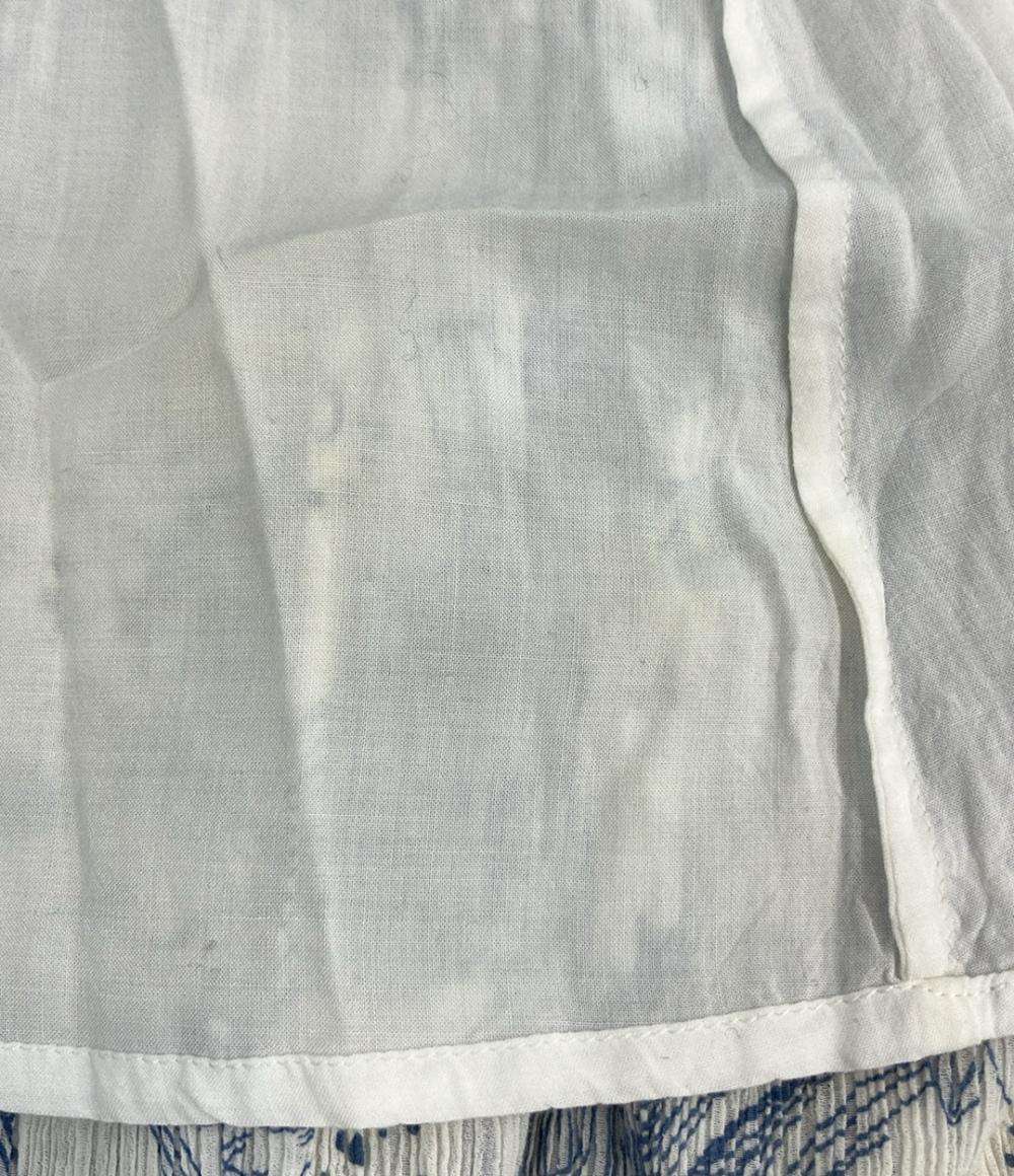 SEE BY CHLOE 長袖ワンピース プリントコットンとシルク混紡クレポンミディドレス CHS21AR00702791J34 レディース SIZE 34 (XS) シーバイクロエ