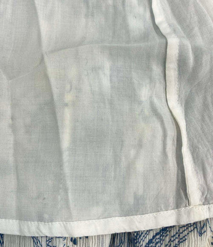 SEE BY CHLOE 長袖ワンピース プリントコットンとシルク混紡クレポンミディドレス CHS21AR00702791J34 レディース SIZE 34 (XS) シーバイクロエ