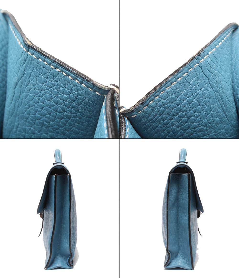 HERMES ビジネスバッグ ブリーフケース □H刻印 シルバー金具 サック