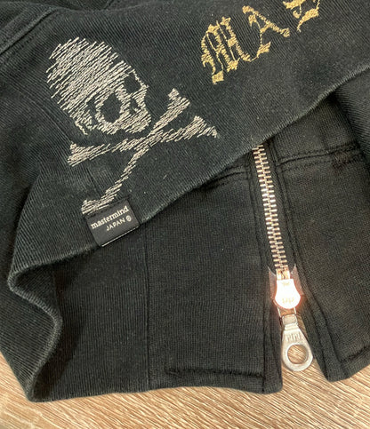 mastermind JAPAN パーカー 長袖 スウェット ダブルジップ バックスカル メンズ SIZE XS マスターマインドジャパン