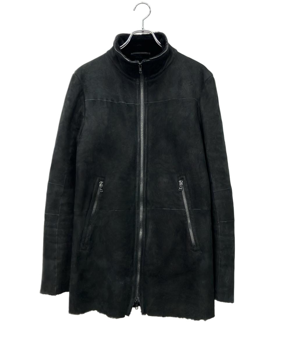DROMe ムートンジャケット 羊革 ダブルジップ dpu7271 メンズ SIZE S ドローム