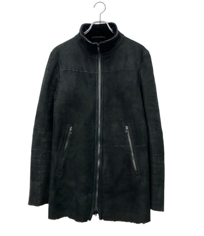 DROMe ムートンジャケット 羊革 ダブルジップ dpu7271 メンズ SIZE S ドローム