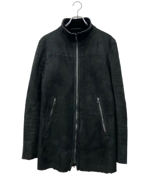 DROMe ムートンジャケット 羊革 ダブルジップ dpu7271 メンズ SIZE S ドローム