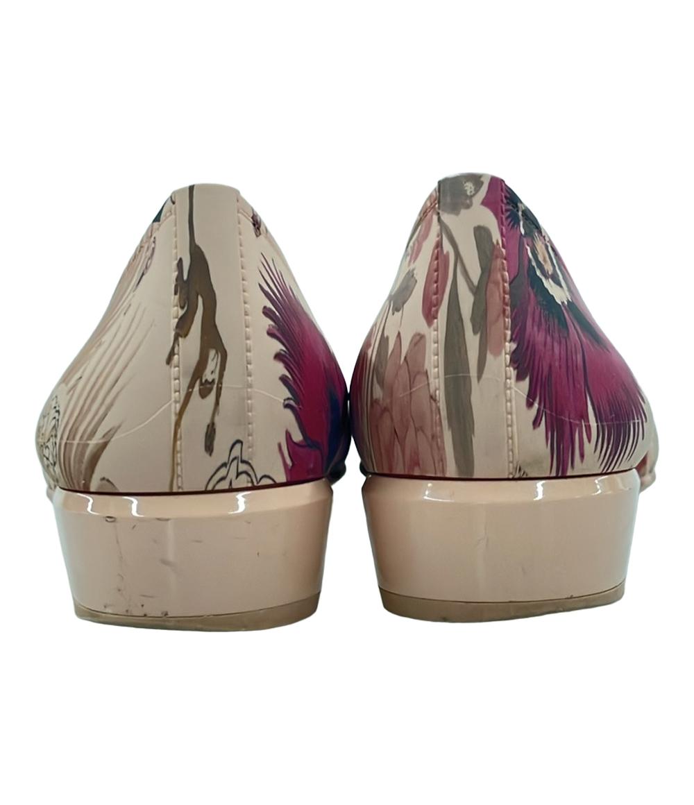 サルヴァトーレフェラガモ ラバーパンプス 花柄 ヴァラ レディース SIZE 8 (XL) Salvatore Ferragamo