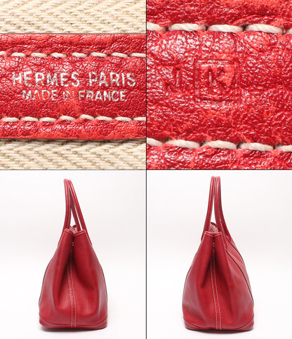 HERMES トートバッグ □K刻印 シルバー金具 ガーデンパーティPM レディース エルメス