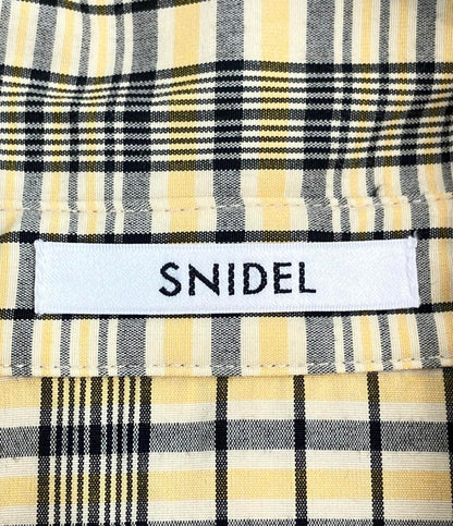 美品 スナイデル 長袖シャツ チェック柄 レディース SIZE F (M) snidel