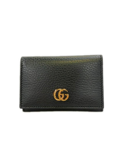 美品 グッチ 名刺入れ カードケース GGマーモント 474748 203887 ユニセックス GUCCI