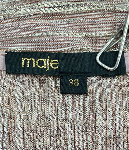 マジェ ラメ 長袖ワンピース レディース SIZE 38 (M) Maje