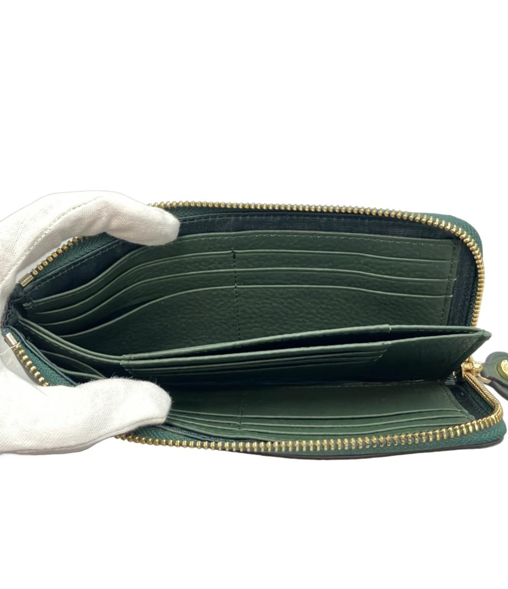 美品 BARCOS L字ファスナー長財布 レディース バルコス