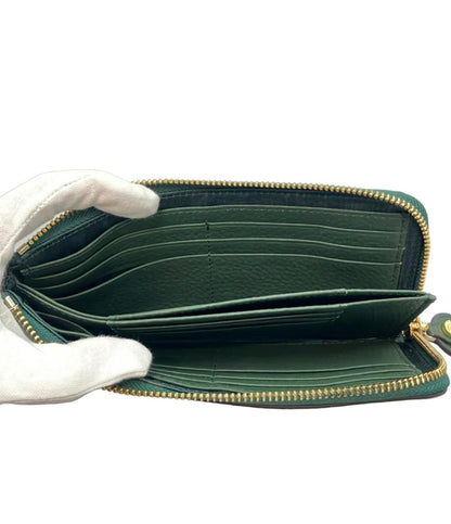 美品 BARCOS L字ファスナー長財布 レディース バルコス