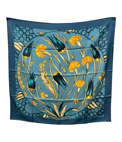 美品 エルメス スカーフ シルク100% カレ90 Céramique Ottomane レディース HERMES