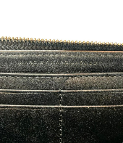 美品 マークバイマークジェイコブス ラウンドファスナー長財布 レディース MARC BY MARC JACOBS
