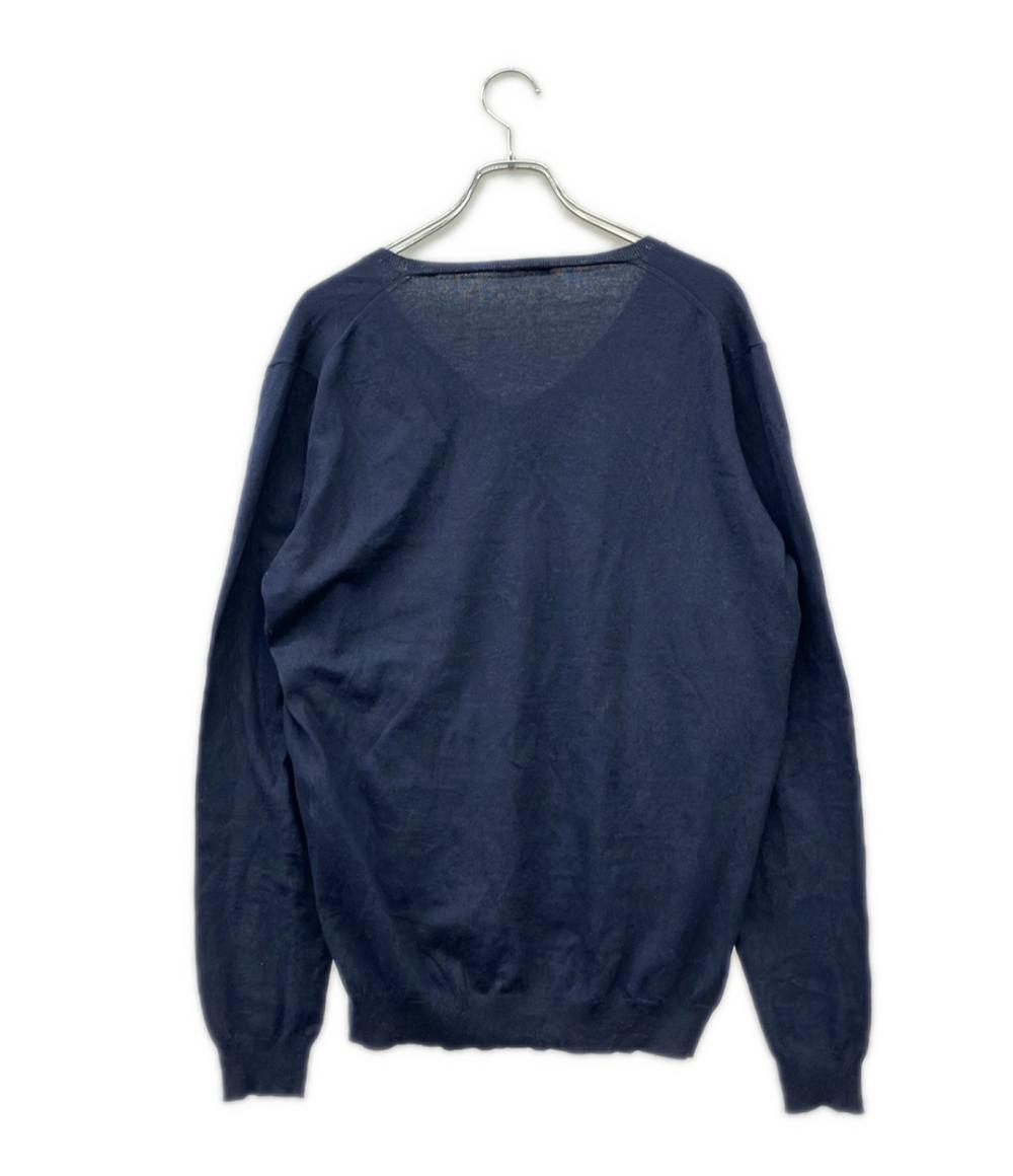 PRADA 長袖 Vネック ニット 0000ET C0715 00002 メンズ SIZE 56 プラダ