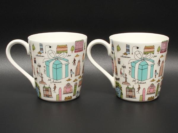 美品 ティファニー マグカップ 2点セット ペア 5th アベニュー