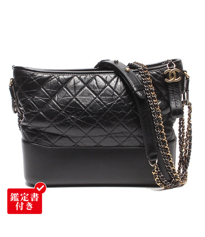 CHANEL チェーンショルダーバッグ 肩掛け マトラッセ 24番台 ホーボーバッグ ラージ ガブリエル ドゥ シャネル A93824 レディース シャネル