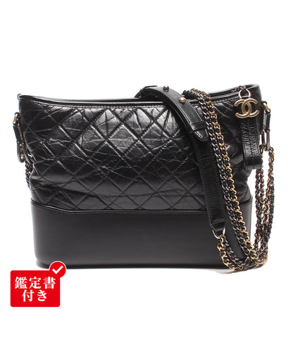 CHANEL チェーンショルダーバッグ 肩掛け マトラッセ 24番台 ホーボーバッグ ラージ ガブリエル ドゥ シャネル A93824 レディース シャネル