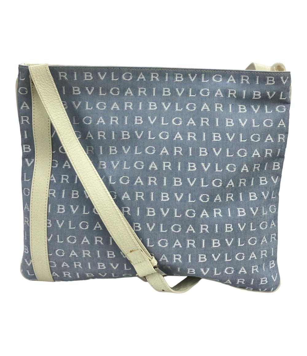 BVLGARI ショルダーバッグ 斜め掛け ロゴマニア レディース ブルガリ