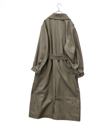 Barbour ロングコート トレンチコート 千鳥格子柄 2102409 レディース SIZE 36 (M) バブアー