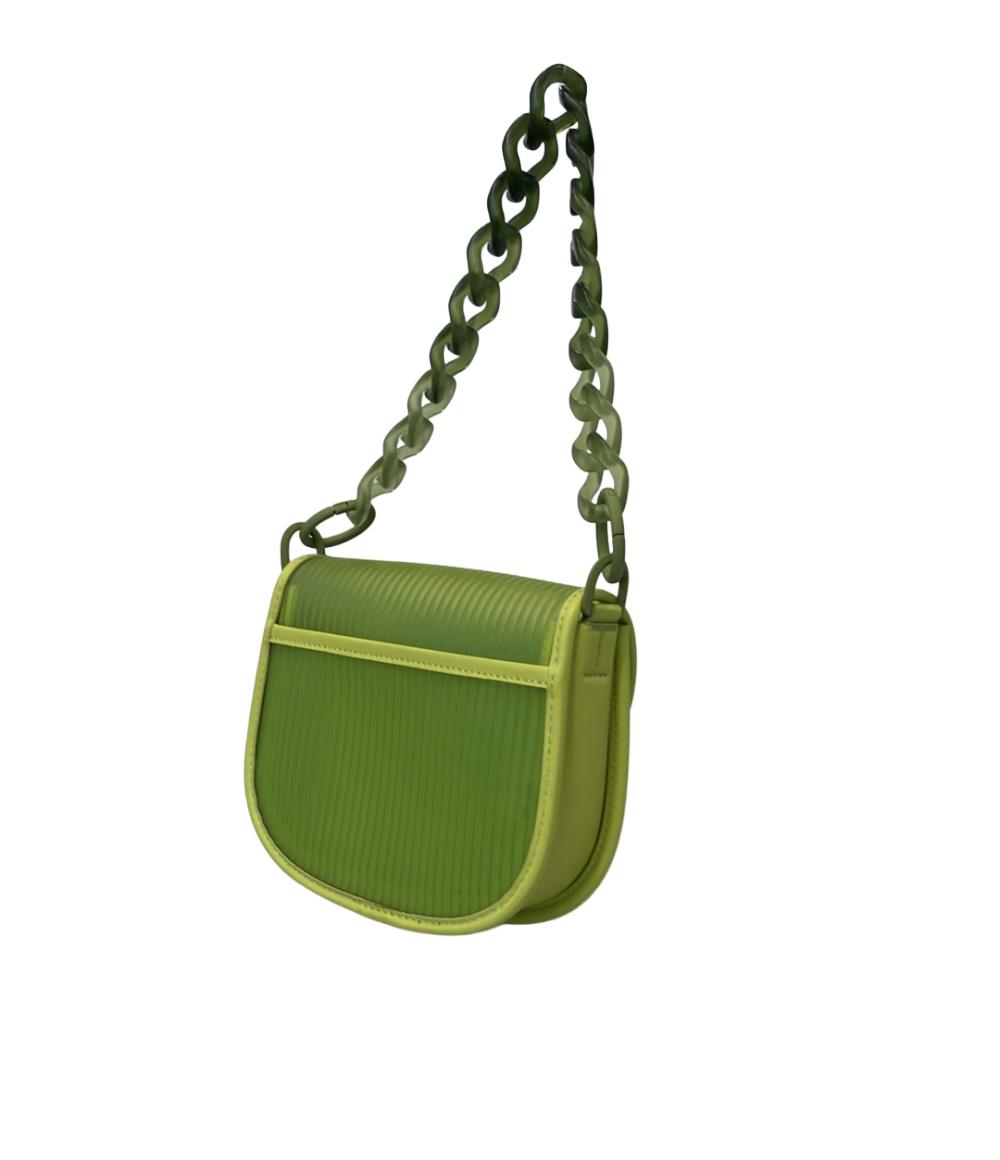 美品 CHARLES＆KEITH 2way ショルダーバッグ 肩掛け 斜め掛け チェーン レディース チャールズ＆キース