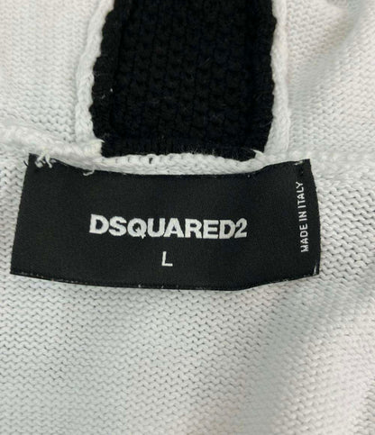 DSQUARED2 長袖パーカー 切り替し S71HA0652 メンズ SIZE Ｌ ディースクエアード