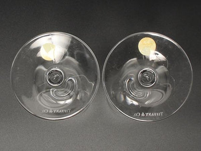 TIFFANY&Co. シャンパングラス 2点セット ペア スウィング ティファニー