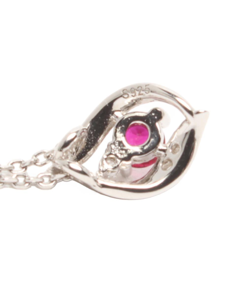 美品 エフ エイチ バード ネックレス SV925 ルビー レディース FH.BIRD