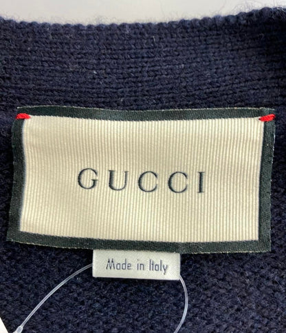 グッチ 長袖カーディガン アンカークレスト レディース SIZE S GUCCI