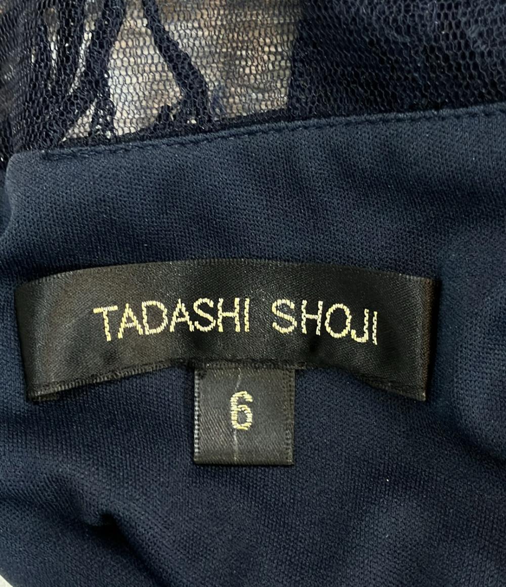 TADASHI SHOJI ドレス 半袖 ロング スパンコール フォーマル YR080L レディース SIZE 6 (M) タダシショージ