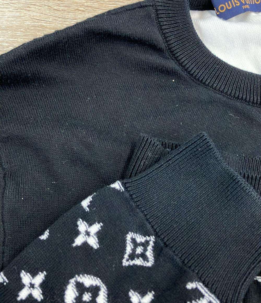 LOUIS VUITTON 長袖ニット モノグラム 20AW モノグラム・グラディエント・ニットセーター RM202 USO HJN87W メンズ SIZE L ルイ・ヴィトン