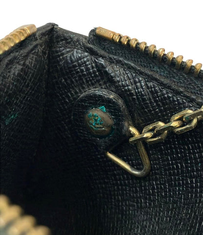 ルイ・ヴィトン コインケース キーリング付き ポシェット クレ エピ M63802 メンズ LOUIS VUITTON