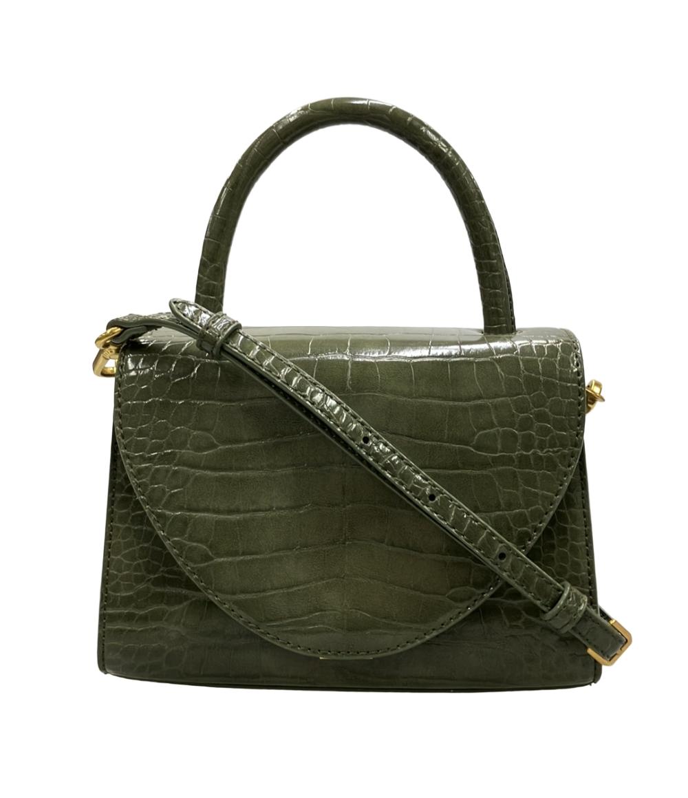 CHARLES&KEITH ハンドバッグ ショルダーバッグ 2WAY 斜め掛け クロコ型押し レディース チャールズ＆キース