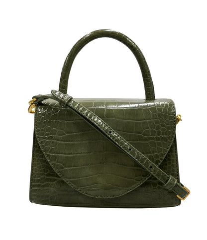CHARLES&KEITH ハンドバッグ ショルダーバッグ 2WAY 斜め掛け クロコ型押し レディース チャールズ＆キース