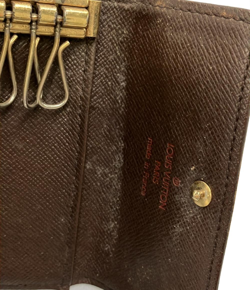 LOUIS VUITTON 4連キーケース ミュルティクレ 4 ダミエ エベヌ N62631 レディース メンズ ルイ・ヴィトン