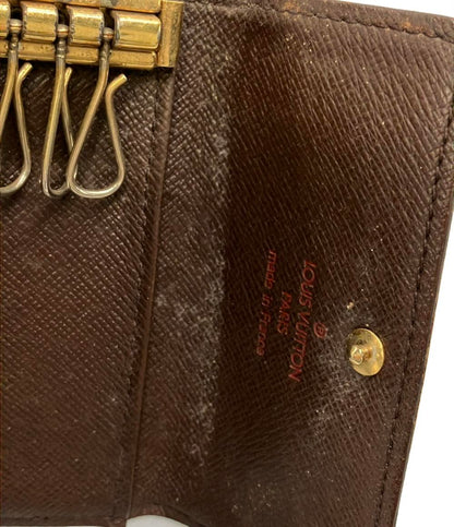 LOUIS VUITTON 4連キーケース ミュルティクレ 4 ダミエ エベヌ N62631 レディース メンズ ルイ・ヴィトン