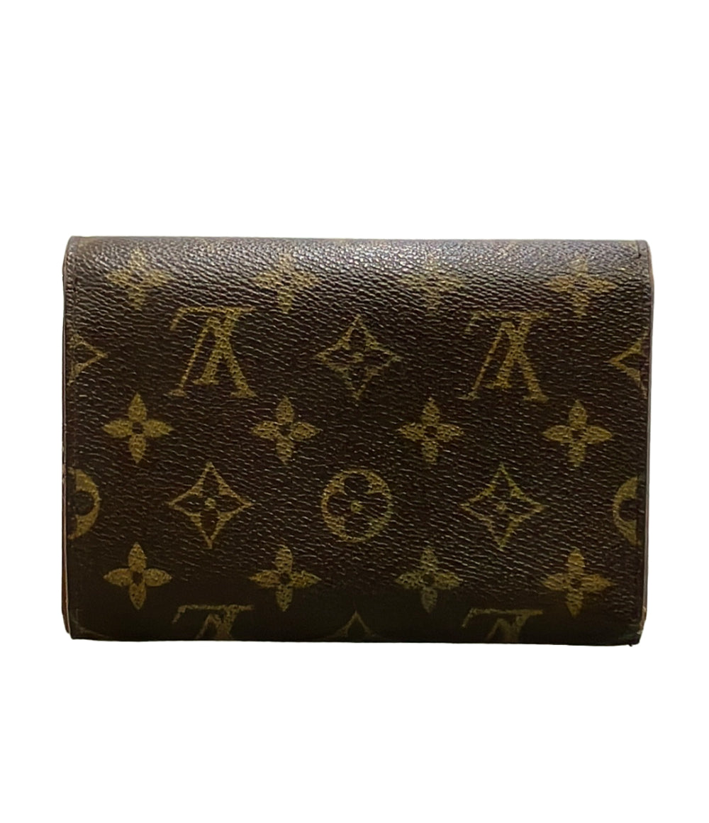 LOUIS VUITTON 二つ折り財布 ポルトトレゾール エテュイ パピエ モノグラム M61202 レディース メンズ ルイ・ヴィトン