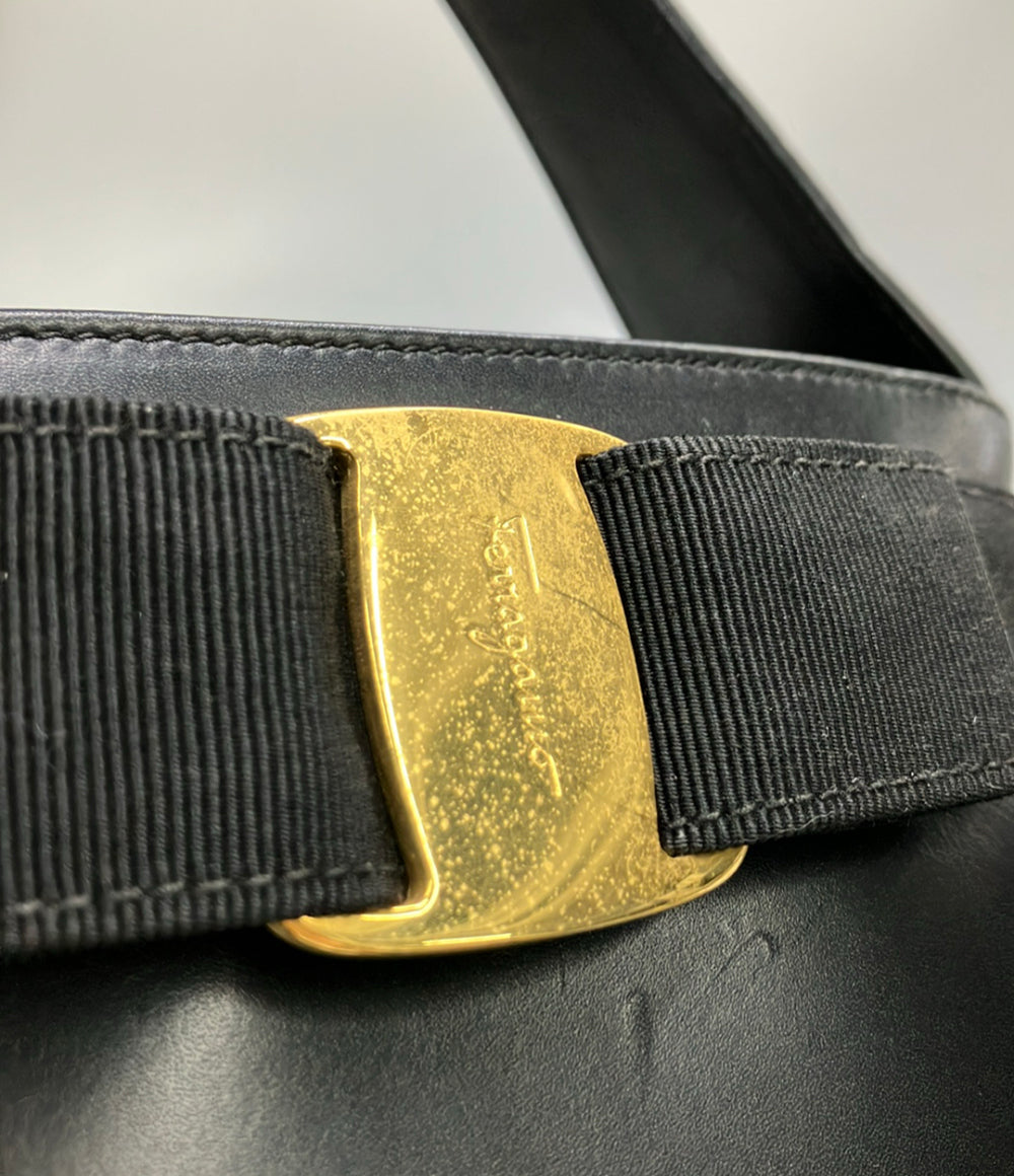 Salvatore Ferragamo ハンドバッグ レザー ヴァラ レディース サルヴァトーレフェラガモ