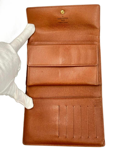 ルイ・ヴィトン 三つ折り財布 パスケース付き ポルトトレゾール エテュイ パピエ モノグラム M61202 レディース LOUIS VUITTON