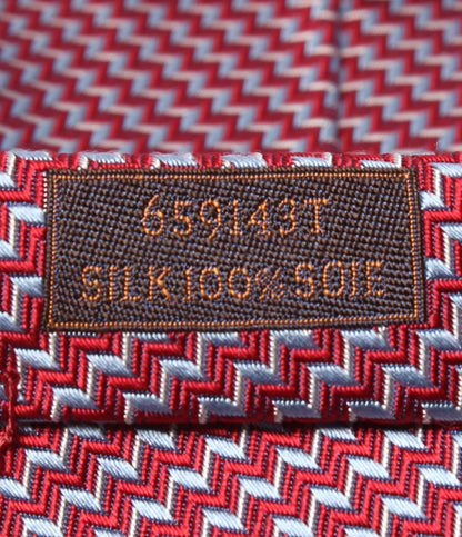 美品 HERMES ネクタイ シルク100％ メンズ エルメス