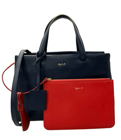 agnes b. 2WAY ハンドバッグ ショルダーバッグ 斜め掛け レディース アニエスベー