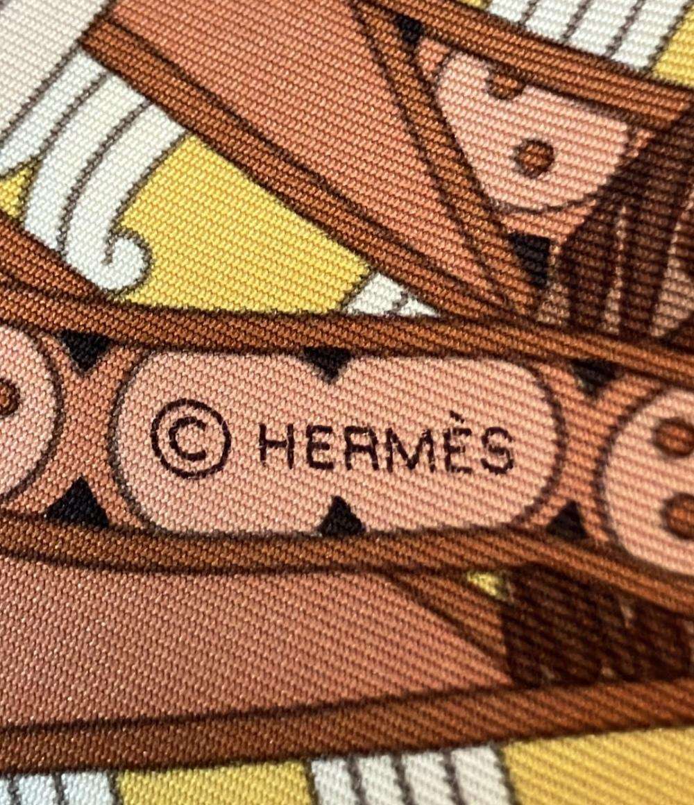 HERMES スカーフ シルク100% カレ90 DAME DE COEUR A VOUS L'HONNEUR レディース エルメス