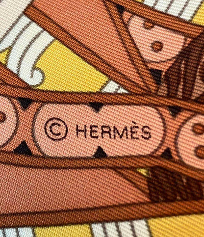 HERMES スカーフ シルク100% カレ90 DAME DE COEUR A VOUS L'HONNEUR レディース エルメス