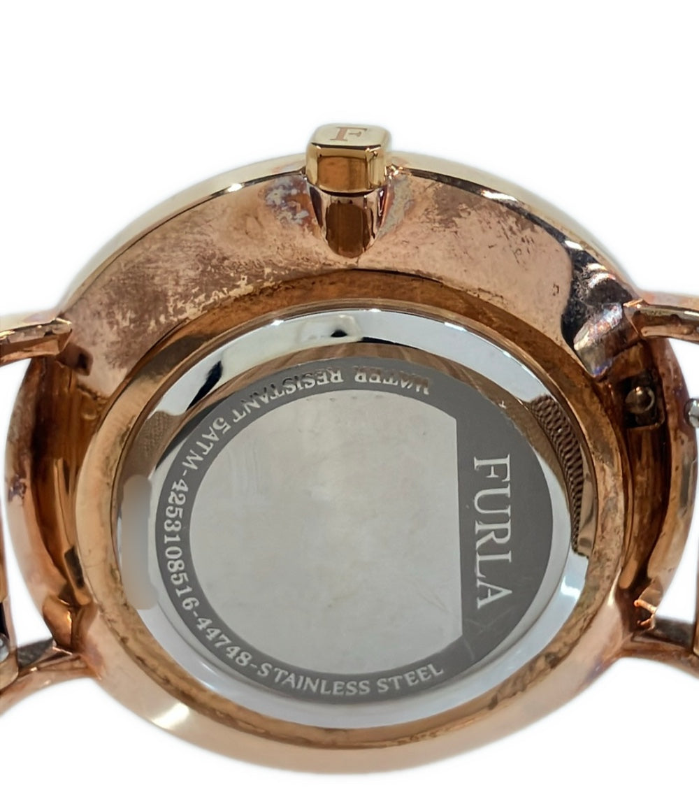 FURLA 腕時計 クオーツ ブラック レディース フルラ