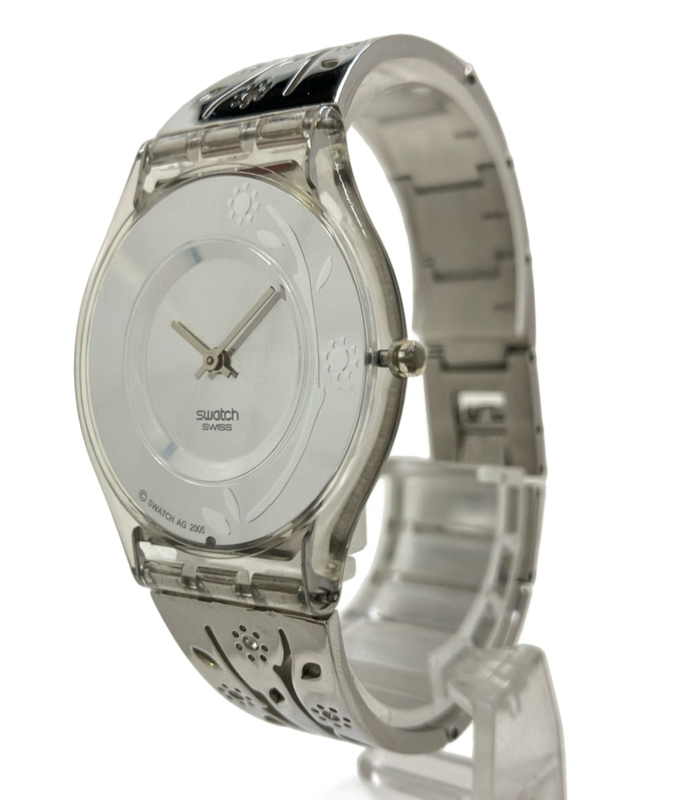 Swatch 腕時計 クオーツ シルバー ユニセックス スウォッチ